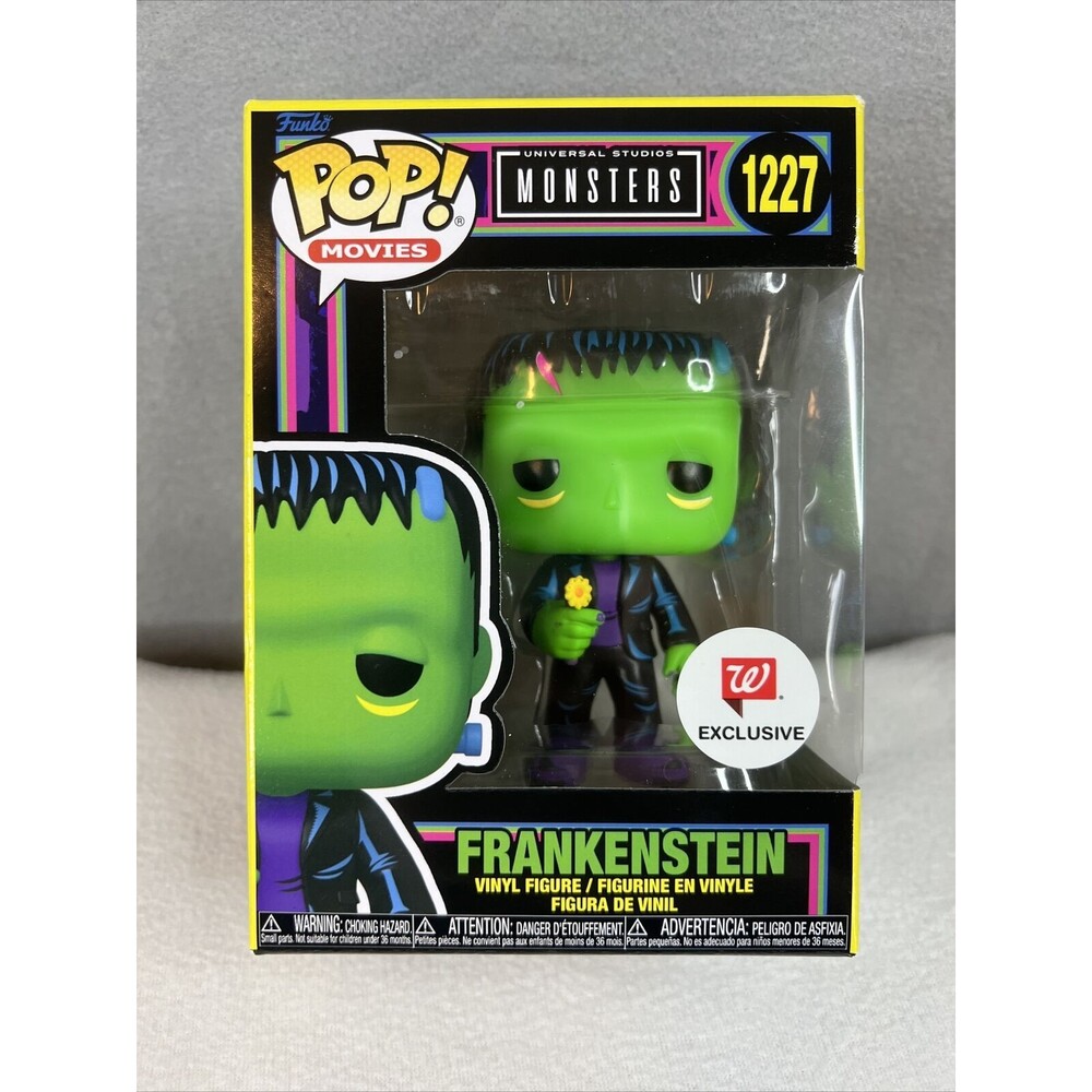 Universal Monsters FRANKENSTEIN Black‎ Light WALGREENS Halloween Funko 1227 New